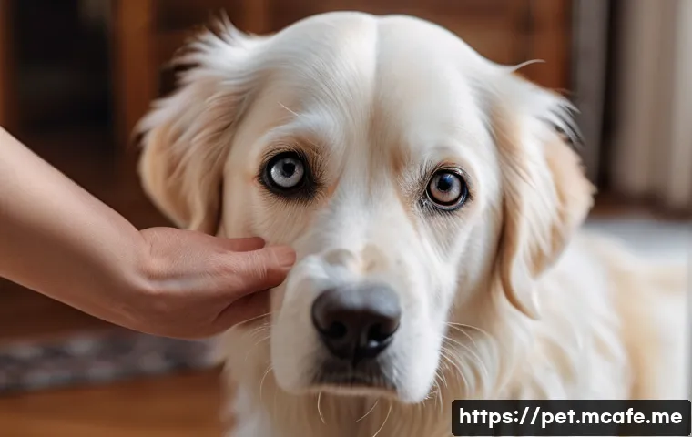 강아지 엉덩이 티슈와 반려견의 건강 관리 설명 사진