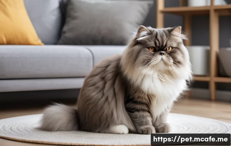 고양이 간절강화의 원인과 증상 설명 사진