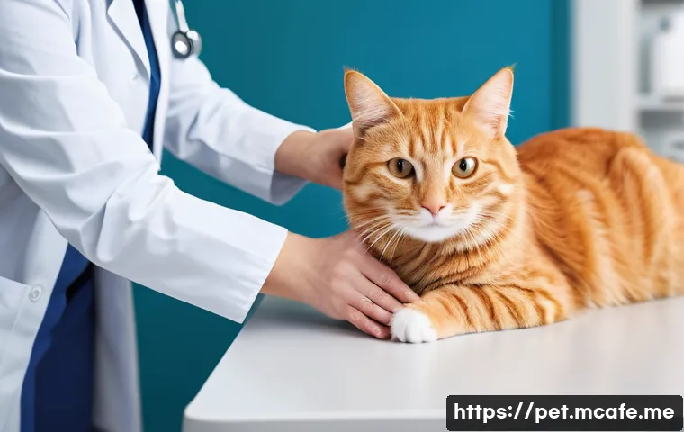 고양이 간절강화의 원인과 증상 설명 사진