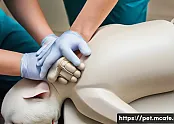 고양이 심폐소생술을 위한 시뮬레이션 훈련 관련 이미지