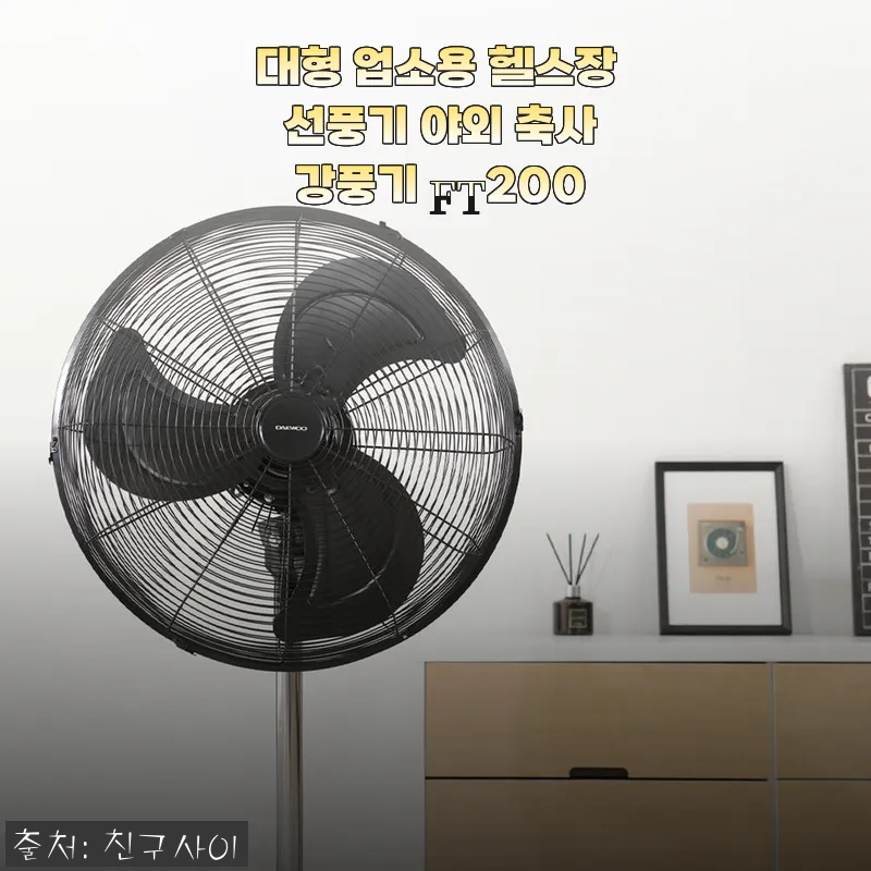 대형 업소용 헬스장 선풍기 야외 축사 강풍기 FT200 사용후기 및 제품소개