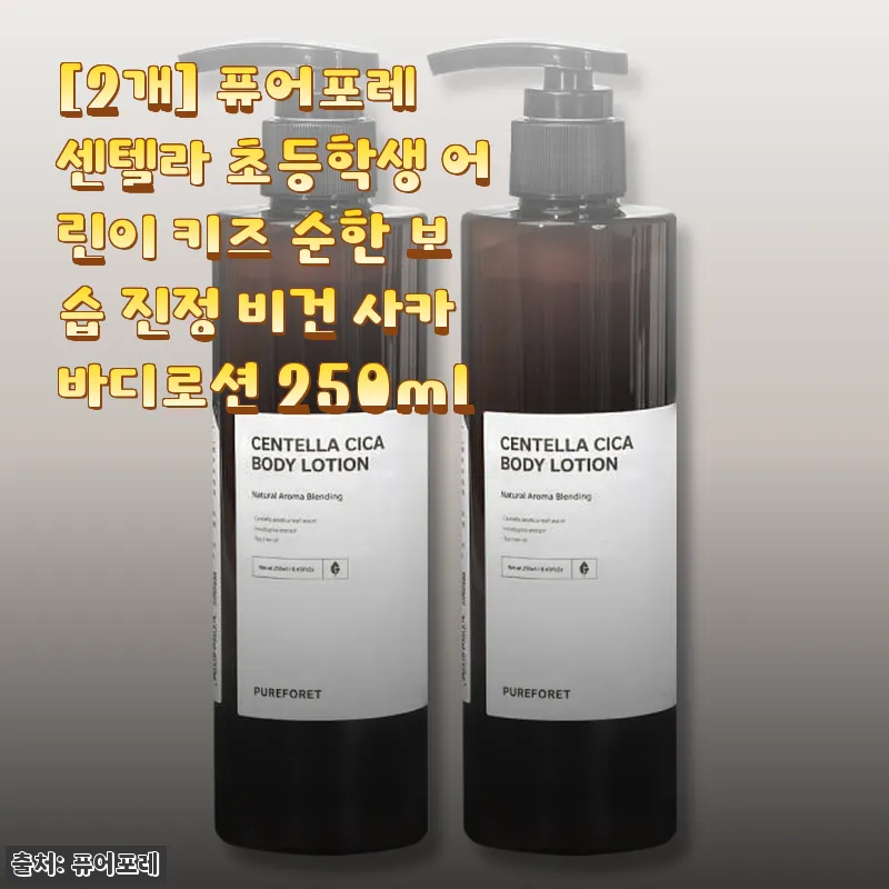 퓨어포레 센텔라 초등학생 어린이 키즈 관련 이미지