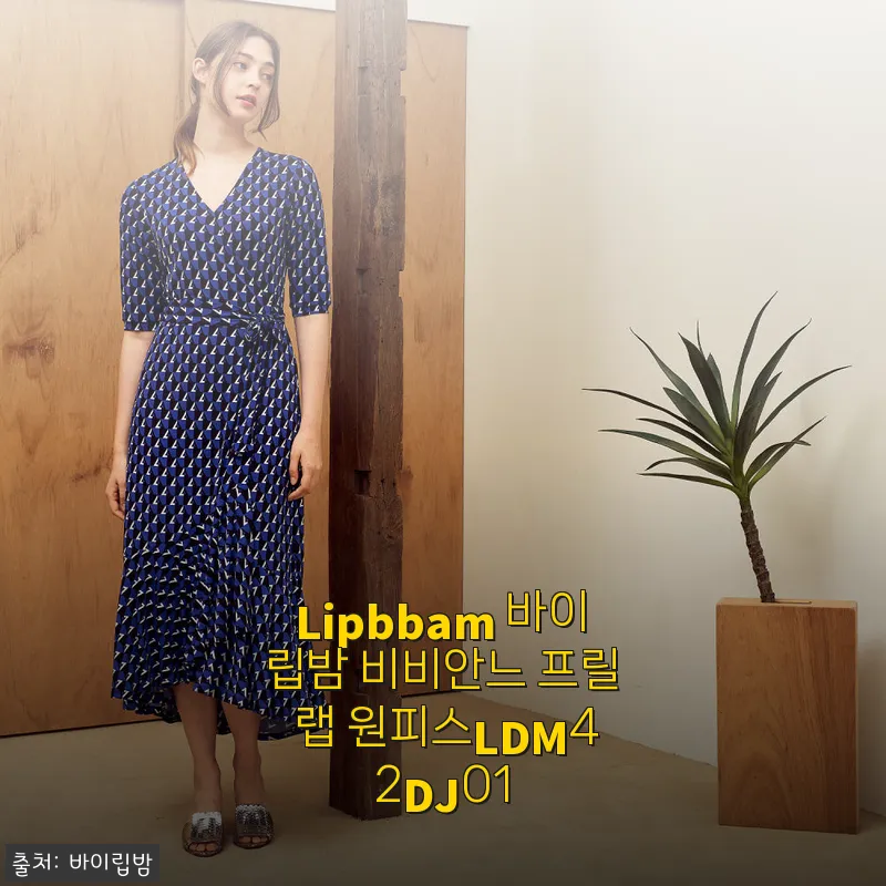 Lipbbam 바이립밤 비비안느 프릴 랩 원피스LDM42DJ01, 직접 입어본 후기