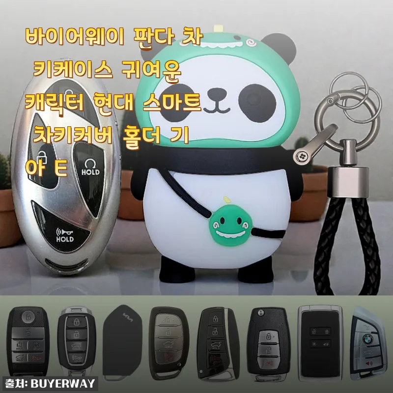 바이어웨이 판다 차 키케이스 사용후기 - 귀여움과 실용성 모두 잡은 스마트 키커버